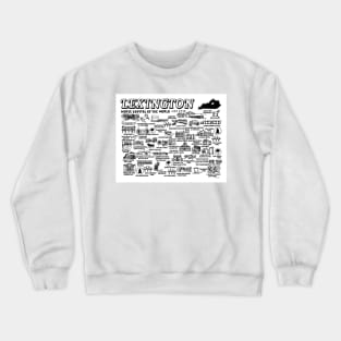 Lexington Map Art Crewneck Sweatshirt